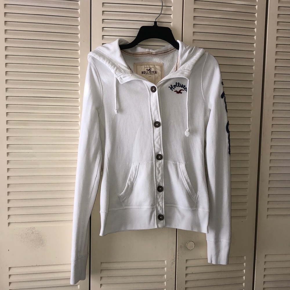 Hollister Button Up Hoodie